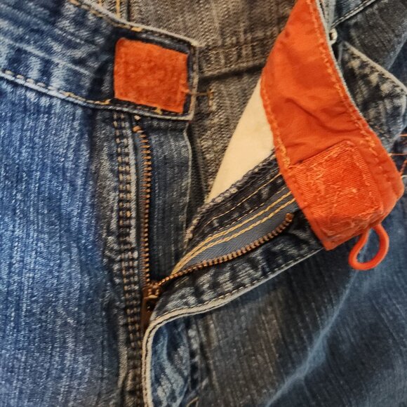 Bum Equipment Juniors Womens Sz 9 Blue Denim Shorts Mid Rise Sealed Pockets - Picture 4 of 10